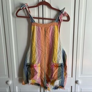 billabong rainbow overalls